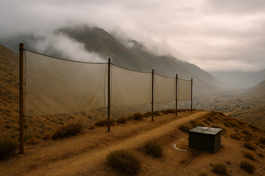 Primitivní technologie k získání vody, která inspiruje - Fog Nets